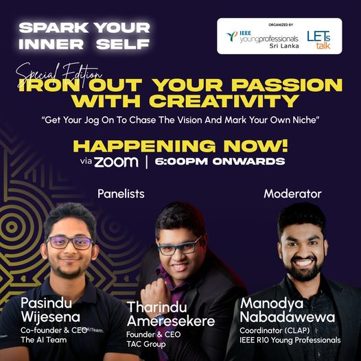 Iron out your passion with creativity | Spark Your Inner Self